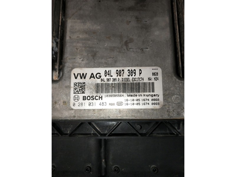 Recambio de centralita motor uce para volkswagen touran (5t1) referencia OEM IAM 0281031483 04L9073099P 