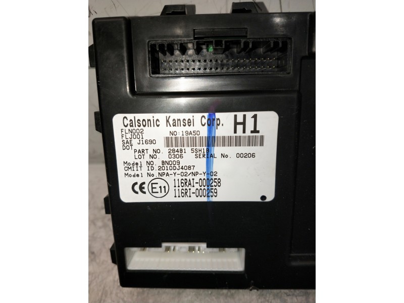 Recambio de modulo electronico para nissan leaf referencia OEM IAM 284B15SH1B 2010DJ4087 116RAI000258