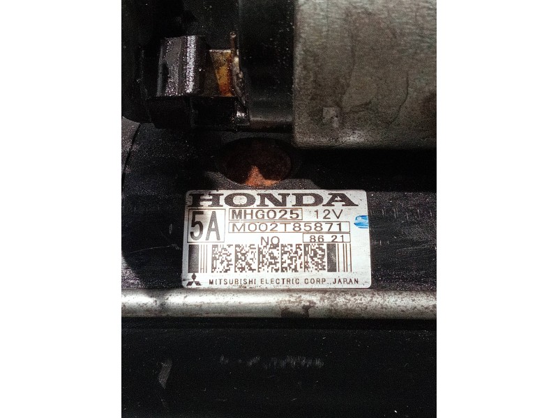 Recambio de motor arranque para honda civic berlina 5 (fk) referencia OEM IAM MHG025 M002T85871 