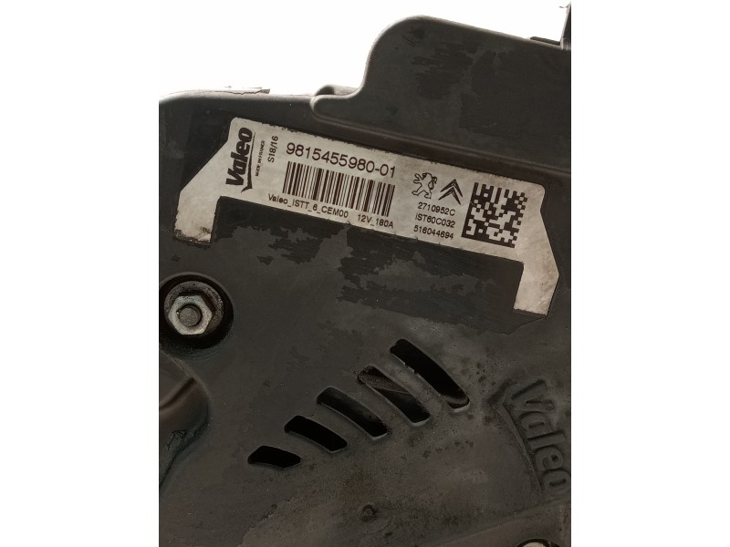 Recambio de alternador para citroen c4 picasso referencia OEM IAM 9815455980  