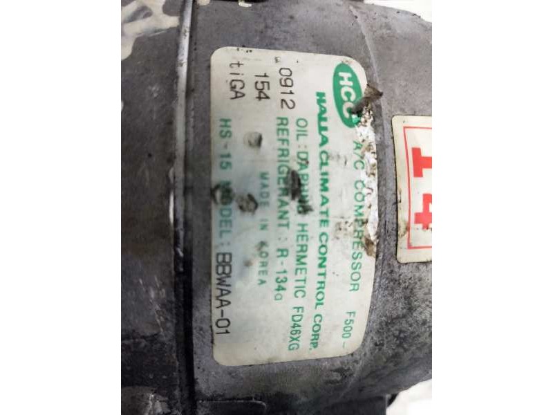 Recambio de compresor aire acondicionado para hyundai sonata (y4) 2.0 16v cat referencia OEM IAM BBWAA01 F500 