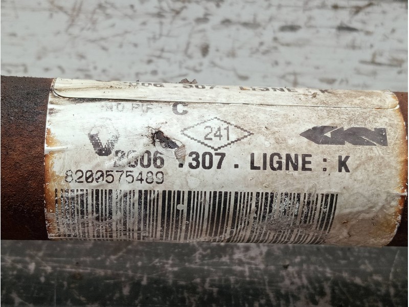 Recambio de transmision delantera izquierda para renault scenic ii referencia OEM IAM 8200575489  