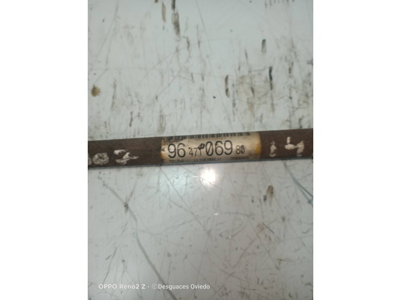 Recambio de transmision delantera izquierda para peugeot 1007 1.4 referencia OEM IAM 9647106980  