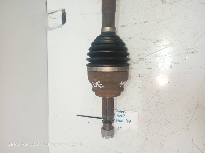 Recambio de transmision delantera derecha para peugeot 4007 business line referencia OEM IAM   