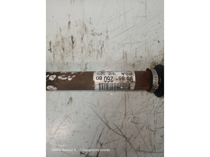 Recambio de transmision delantera izquierda para peugeot 3008 2.0 16v hdi fap cat (rhe / dw10cted4) referencia OEM IAM 968512608