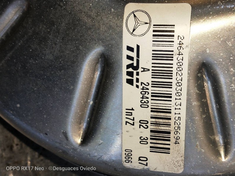 Recambio de servofreno para mercedes clase a (w176) a 220 cdi blueefficiency (176.003) referencia OEM IAM A2464300930  