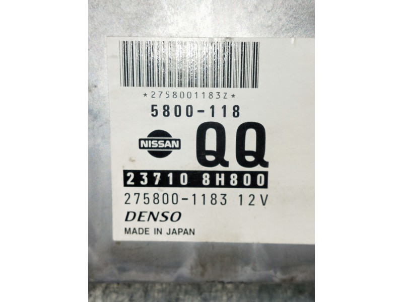 Recambio de centralita motor uce para nissan x-trail (t30) referencia OEM IAM 237108H800 2758001183 