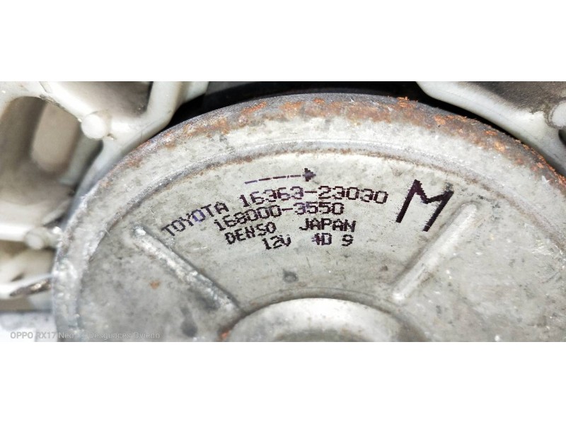 Recambio de electroventilador para toyota yaris (ncp1/nlp1/scp1) 1.4 d-4d linea luna referencia OEM IAM 1680003550 1636323030 