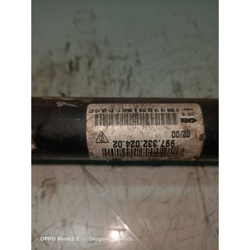 Recambio de transmision trasera izquierda para porsche 911 (typ 997) 3.6 cat referencia OEM IAM 99733202402  