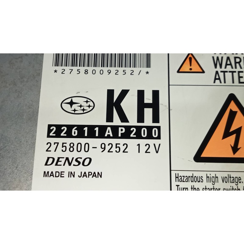 Recambio de centralita motor uce para subaru forester s12 xs classic referencia OEM IAM 22611AP200 2758009252 