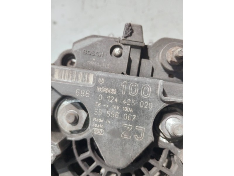 Recambio de alternador para opel astra h ber. referencia OEM IAM 55556067 0124425020  Recambio de alternador para opel astra h ber. referencia OEM IAM 55556067 0124425020
