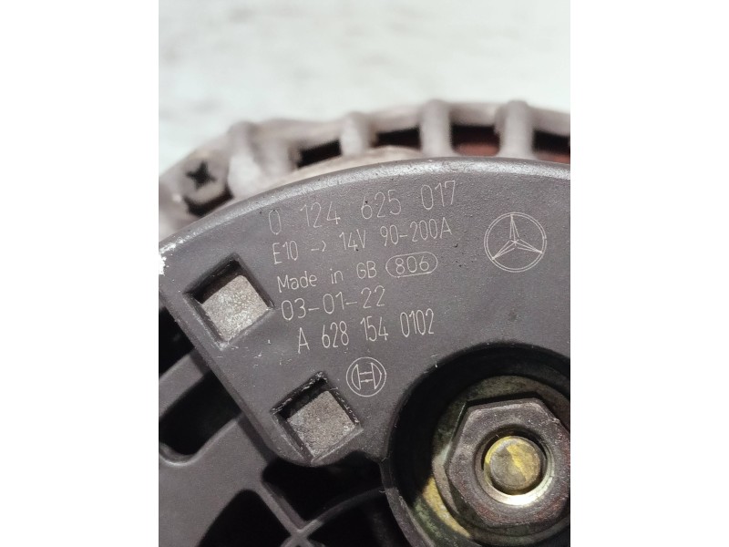 Recambio de alternador para mercedes clase e (w211) berlina referencia OEM IAM A6281540102 0124625017 