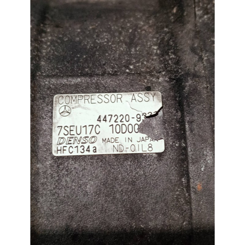 Recambio de compresor aire acondicionado para mercedes clase e (w211) berlina referencia OEM IAM 4472209331 7SEU17C 