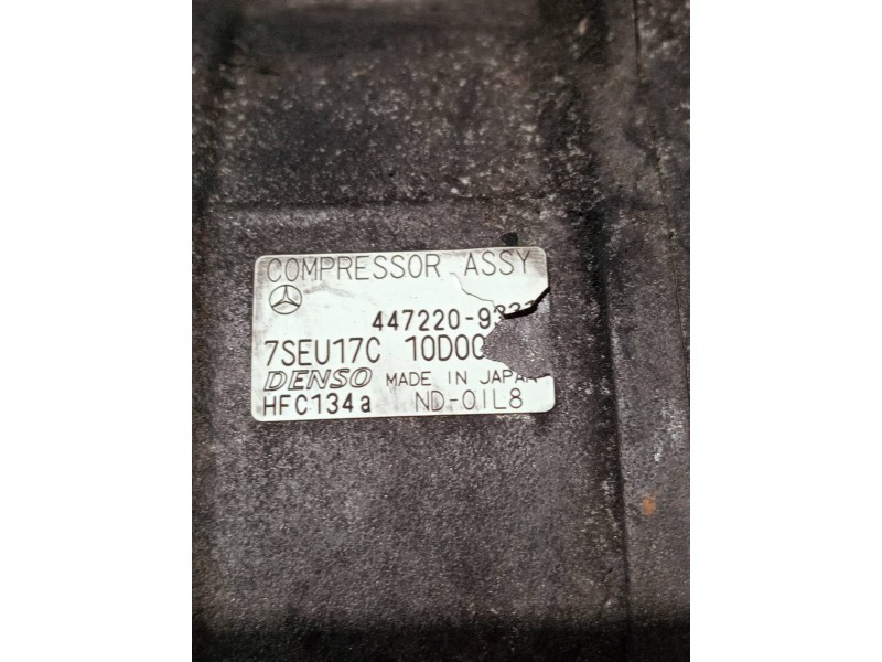 Recambio de compresor aire acondicionado para mercedes clase e (w211) berlina referencia OEM IAM 4472209331 7SEU17C 
