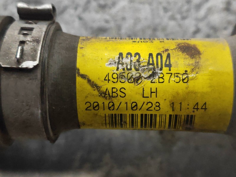 Recambio de transmision delantera izquierda para hyundai santa fe (bm) 2.2 crdi style 4x4 referencia OEM IAM 495002B750  
