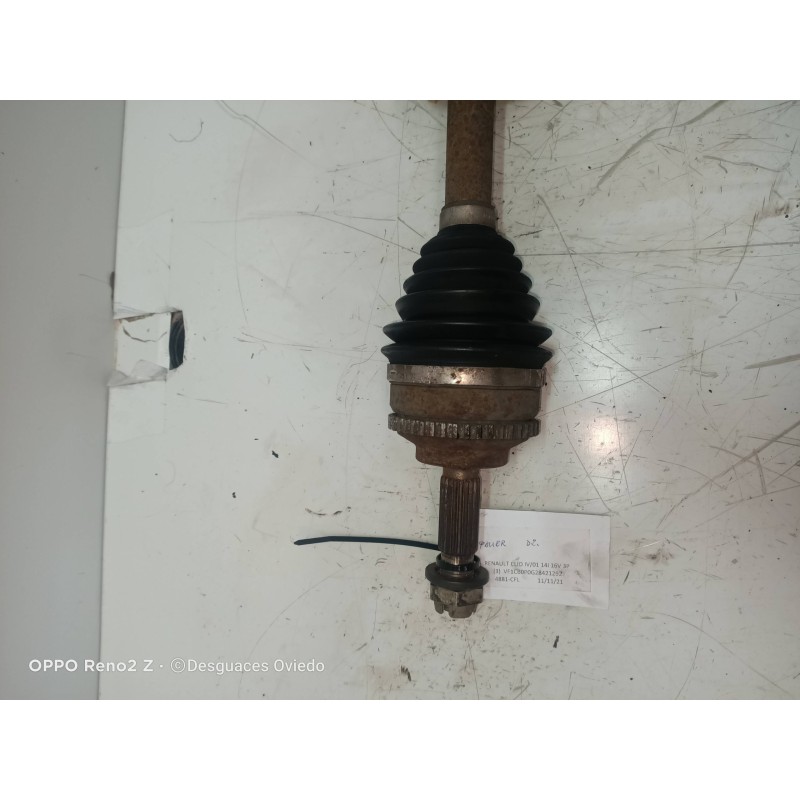 Recambio de transmision delantera derecha para renault clio ii fase ii (b/cb0) authentique referencia OEM IAM   