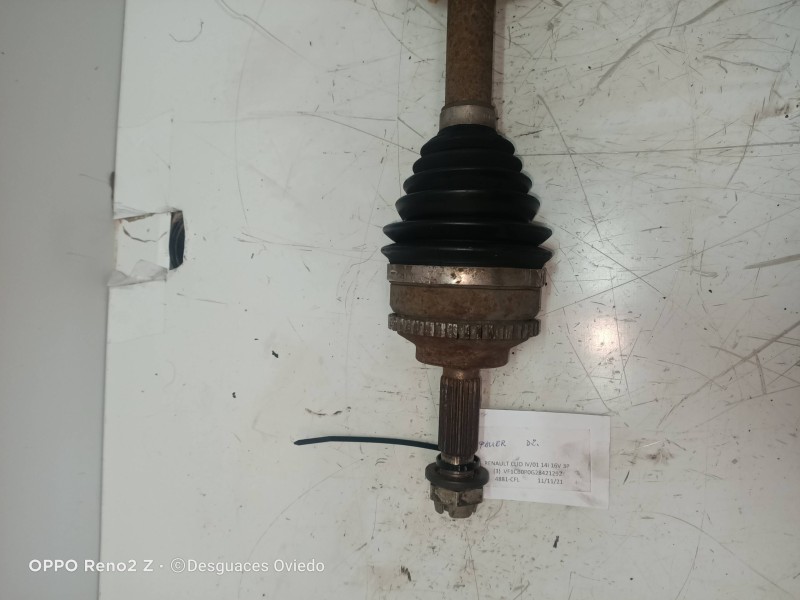 Recambio de transmision delantera derecha para renault clio ii fase ii (b/cb0) authentique referencia OEM IAM   