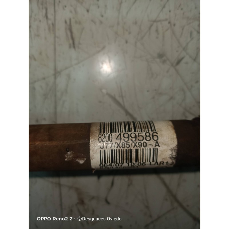 Recambio de transmision delantera derecha para renault clio iii 1.5 dci diesel cat referencia OEM IAM 8200499586  