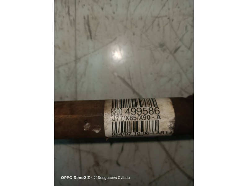 Recambio de transmision delantera derecha para renault clio iii 1.5 dci diesel cat referencia OEM IAM 8200499586  