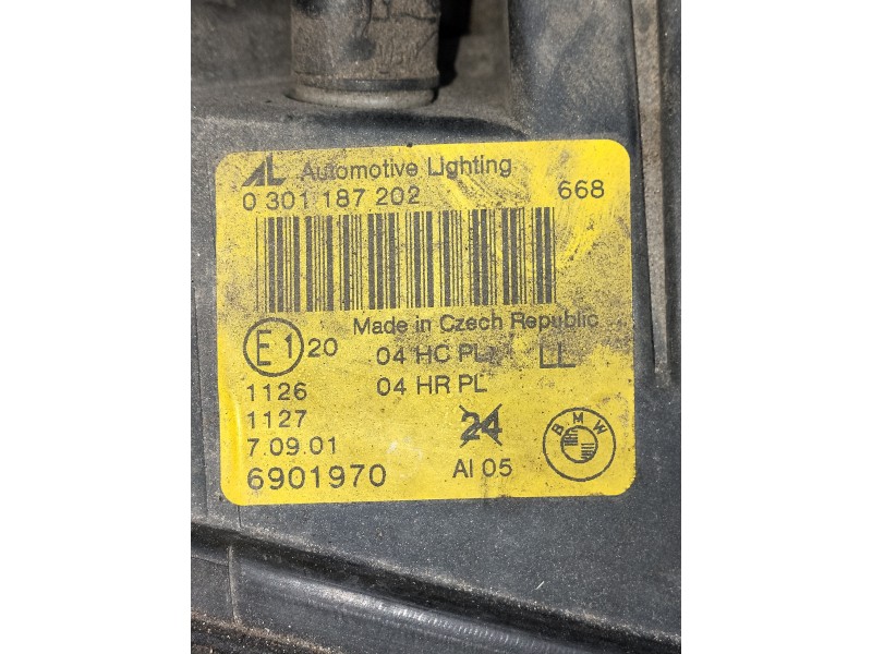 Recambio de faro derecho para bmw serie 3 compact (e46) referencia OEM IAM 0301187202 6901970 