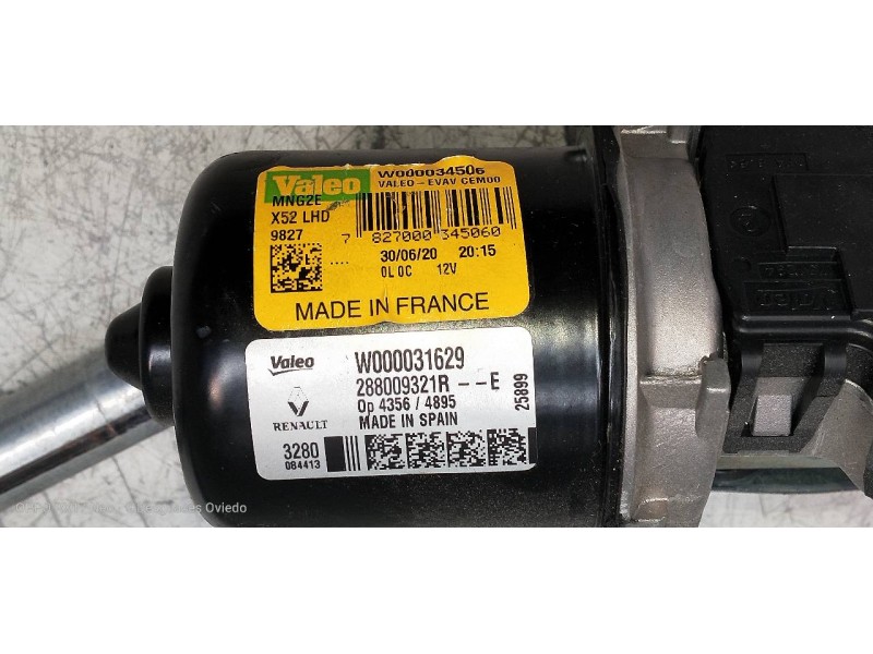 Recambio de motor limpia delantero para dacia sandero comfort referencia OEM IAM 288009321R W000031629 