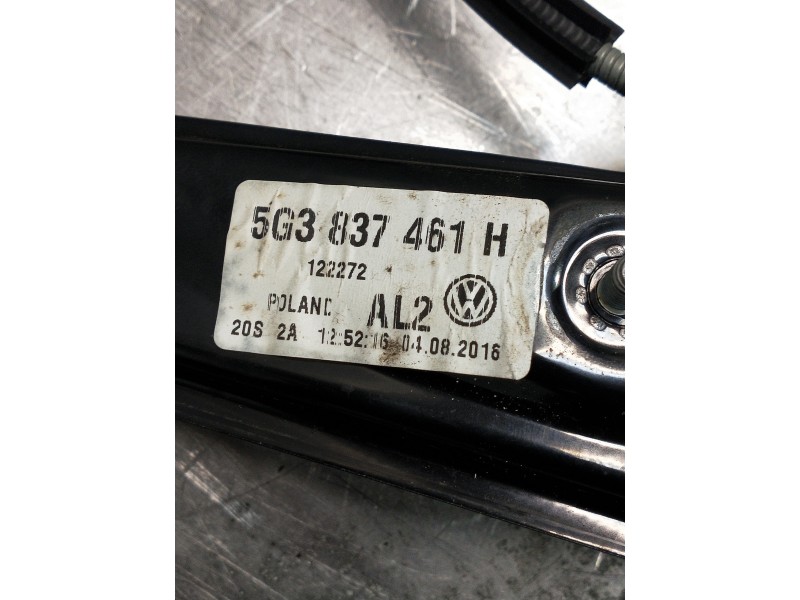 Recambio de elevalunas delantero izquierdo para volkswagen golf vii lim. 2.0 tsi referencia OEM IAM 5G3837461H  3P