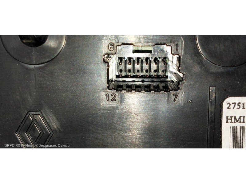 Recambio de mando calefaccion / aire acondicionado para dacia sandero comfort referencia OEM IAM 275102284R  