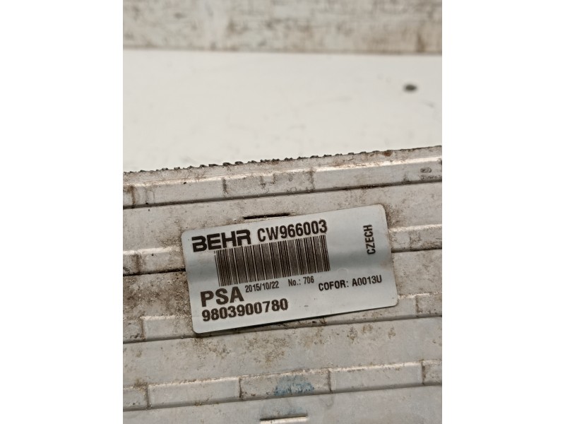 Recambio de intercooler para peugeot 2008 (--.2013) referencia OEM IAM 9803900780  