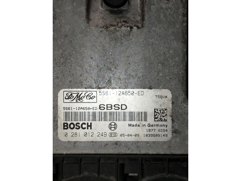 Recambio de centralita motor uce para ford fiesta (cbk) referencia OEM IAM 0281012249 5S6112A650ED 