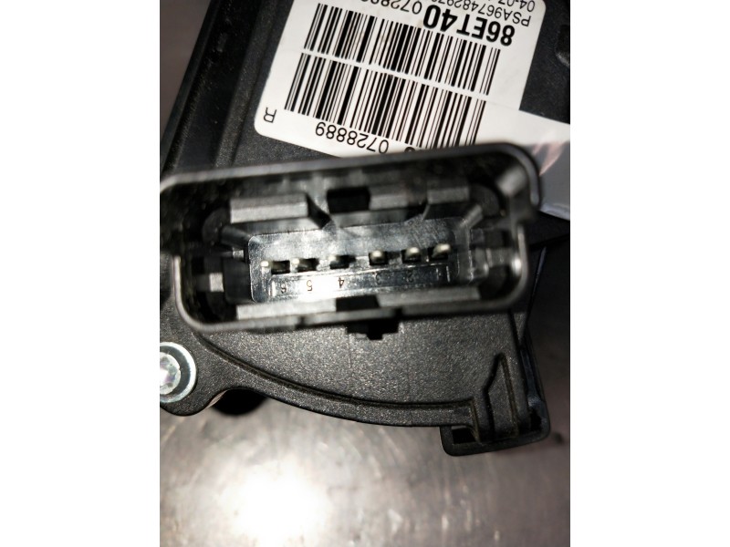 Recambio de potenciometro pedal para citroen c4 picasso referencia OEM IAM 86ET40 0728889. 9674829780 0280755269