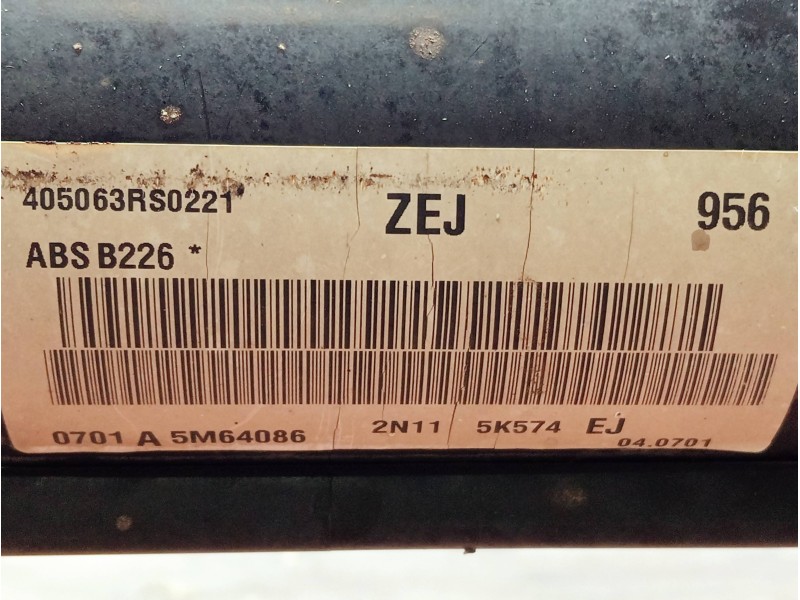 Recambio de puente trasero para ford fusion (cbk) referencia OEM IAM 2N115K574EJ  TAMBOR / ABS