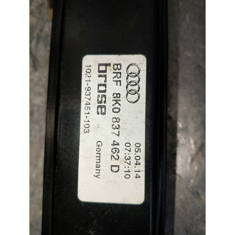 Recambio de elevalunas delantero derecho para audi a4 avant (8k5) (2008) referencia OEM IAM 8K0837462D  5P