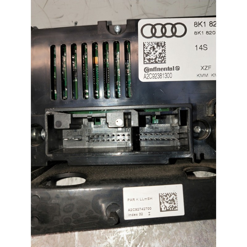 Recambio de mando calefaccion / aire acondicionado para audi a4 avant (8k5) (2008) referencia OEM IAM 8K1820043BB A2C92381300 