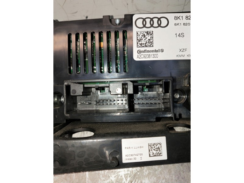 Recambio de mando calefaccion / aire acondicionado para audi a4 avant (8k5) (2008) referencia OEM IAM 8K1820043BB A2C92381300 