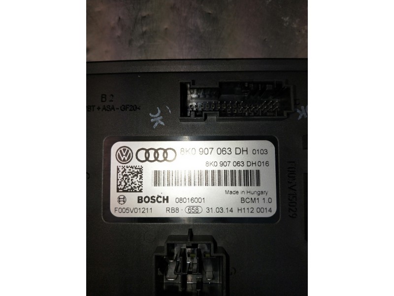 Recambio de modulo electronico para audi a4 avant (8k5) (2008) referencia OEM IAM 8K0907063DH 08016001 F005V01211
