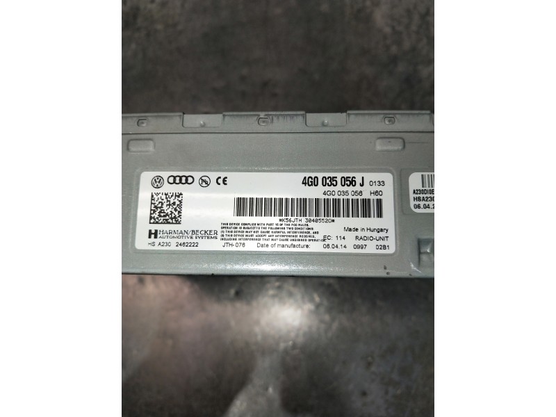 Recambio de modulo electronico para audi a4 avant (8k5) (2008) referencia OEM IAM 4G035056J  