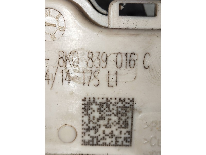 Recambio de motor cierre centralizado trasero derecho para audi a4 avant (8k5) (2008) referencia OEM IAM 8K0839016C  5P