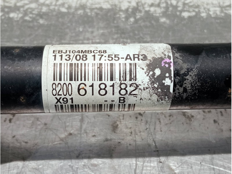 Recambio de transmision delantera izquierda para renault laguna iii 2.0 dci referencia OEM IAM 8200618182 EBJ104MBC68 