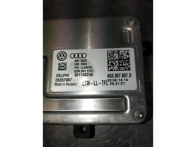 Recambio de centralita faros xenon para audi a4 avant (8k5) (2008) referencia OEM IAM 4G0907697D 401140244 28357987