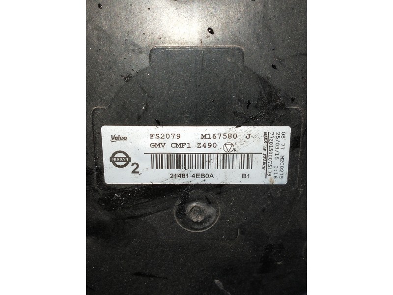 Recambio de electroventilador para nissan qashqai (j11) referencia OEM IAM M167580  