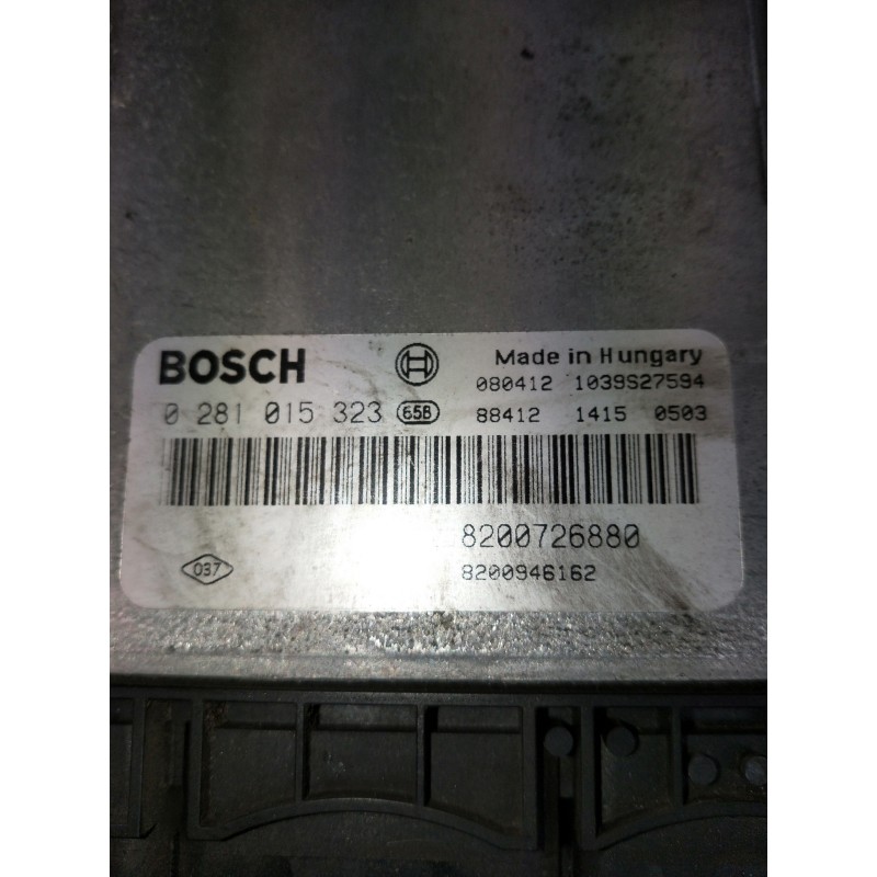 Recambio de centralita motor uce para renault laguna iii 2.0 dci referencia OEM IAM 0281015323 8200726880 8200946162