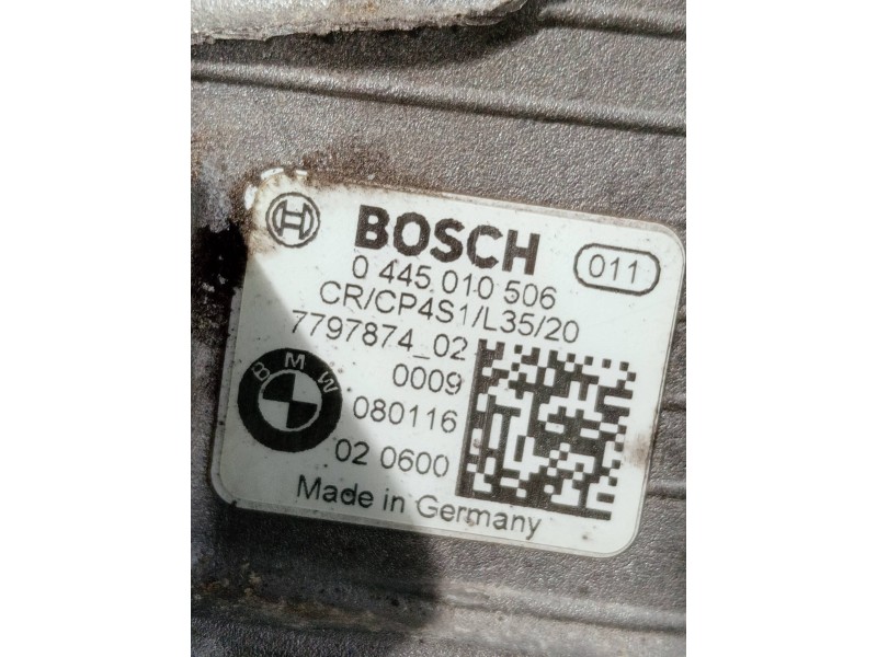 Recambio de bomba inyeccion para bmw serie 1 berlina (e81/e87) referencia OEM IAM 779787402 0445010506 BOSCH