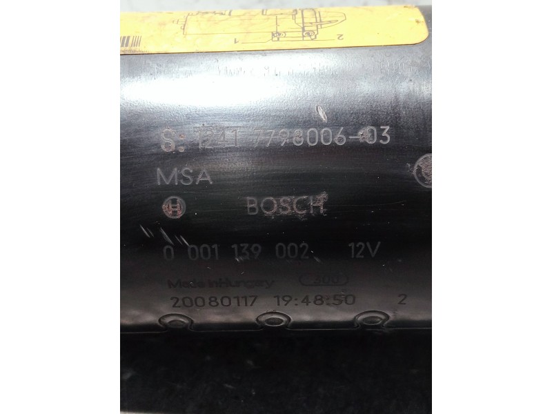 Recambio de motor arranque para bmw serie 1 berlina (e81/e87) referencia OEM IAM 1241779800603 0001139002 