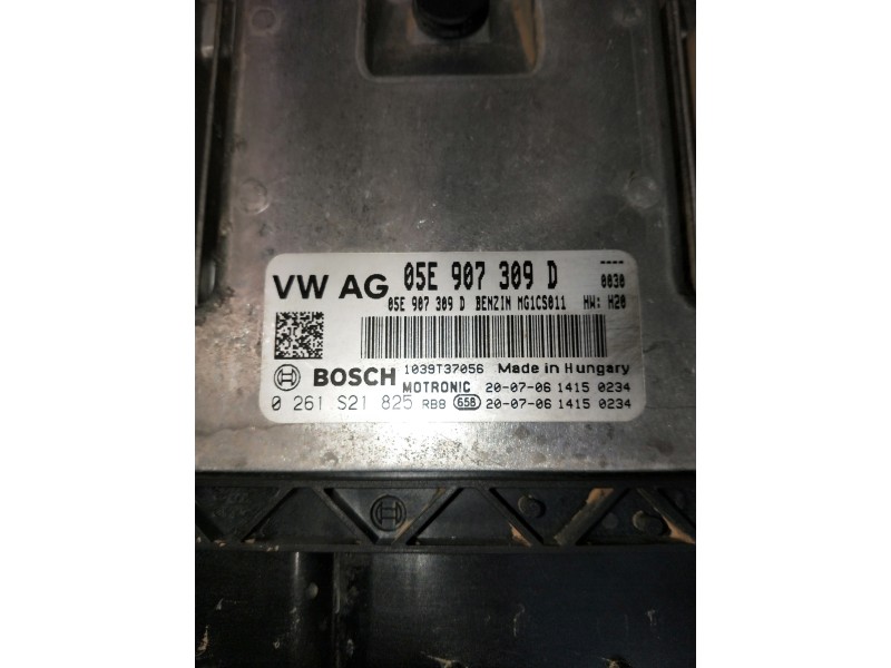 Recambio de centralita motor uce para volkswagen golf viii lim. (cd1) referencia OEM IAM 05E907309D 0261S21825 