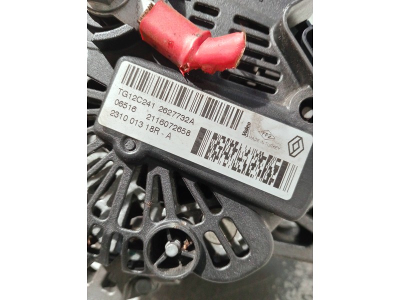 Recambio de alternador para renault captur referencia OEM IAM 231001318R 2627732A TG12C241