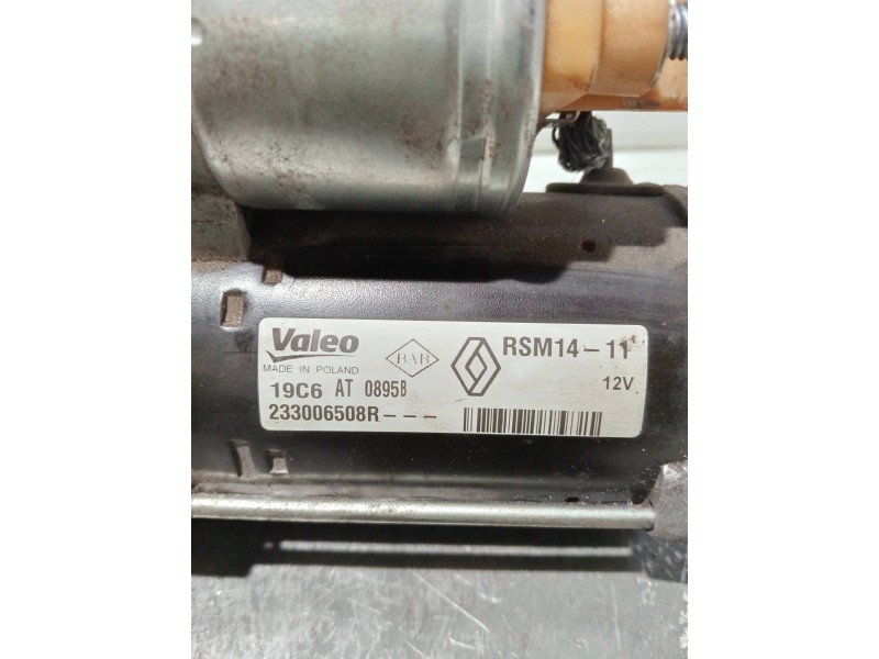 Recambio de motor arranque para renault captur referencia OEM IAM 233006508R RSM1411 