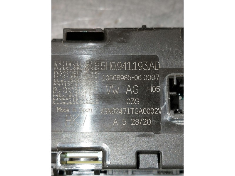 Recambio de mando luces para volkswagen golf viii lim. (cd1) referencia OEM IAM 5H0941193AD  