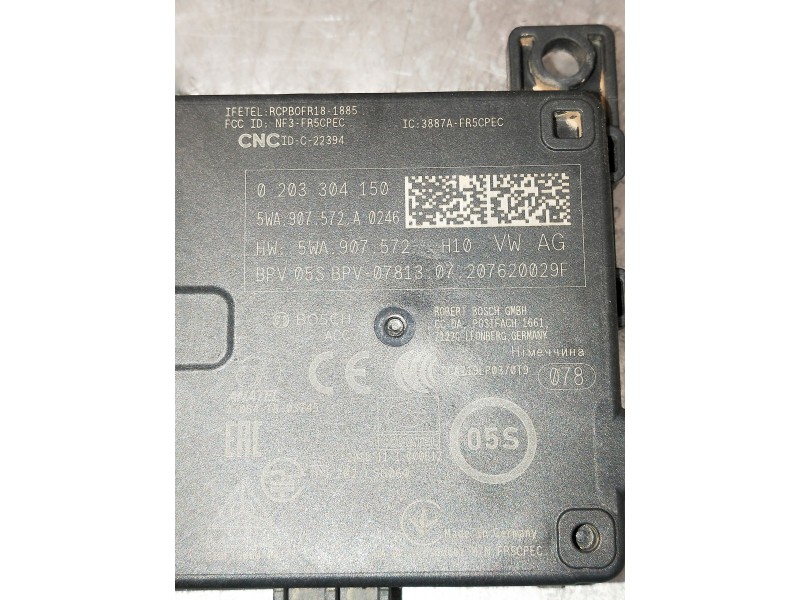Recambio de modulo electronico para volkswagen golf viii lim. (cd1) referencia OEM IAM 0203304150 5WA907572A 