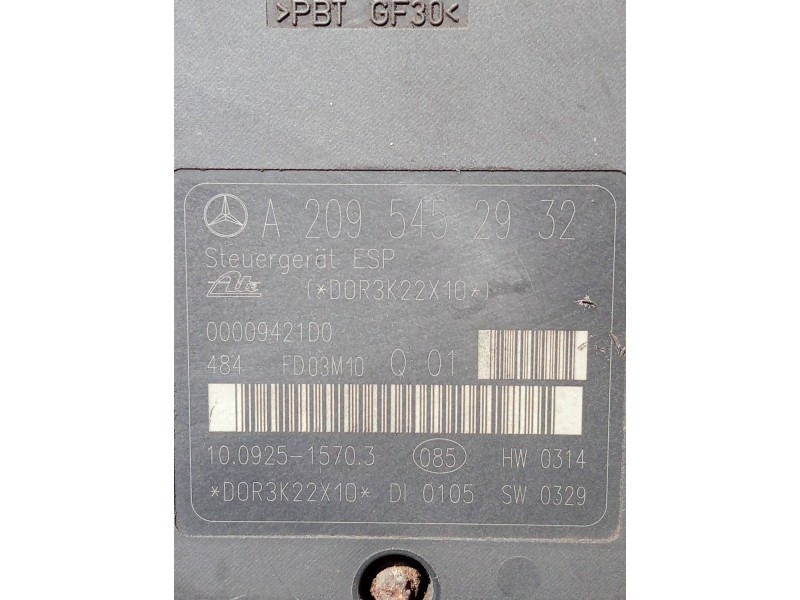 Recambio de abs para mercedes clase c (w203) berlina referencia OEM IAM A2095452932 A0054310712Q01 10020404164