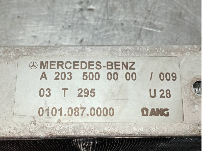 Recambio de intercooler para mercedes clase c (w203) berlina referencia OEM IAM A2035000000 01010870000 